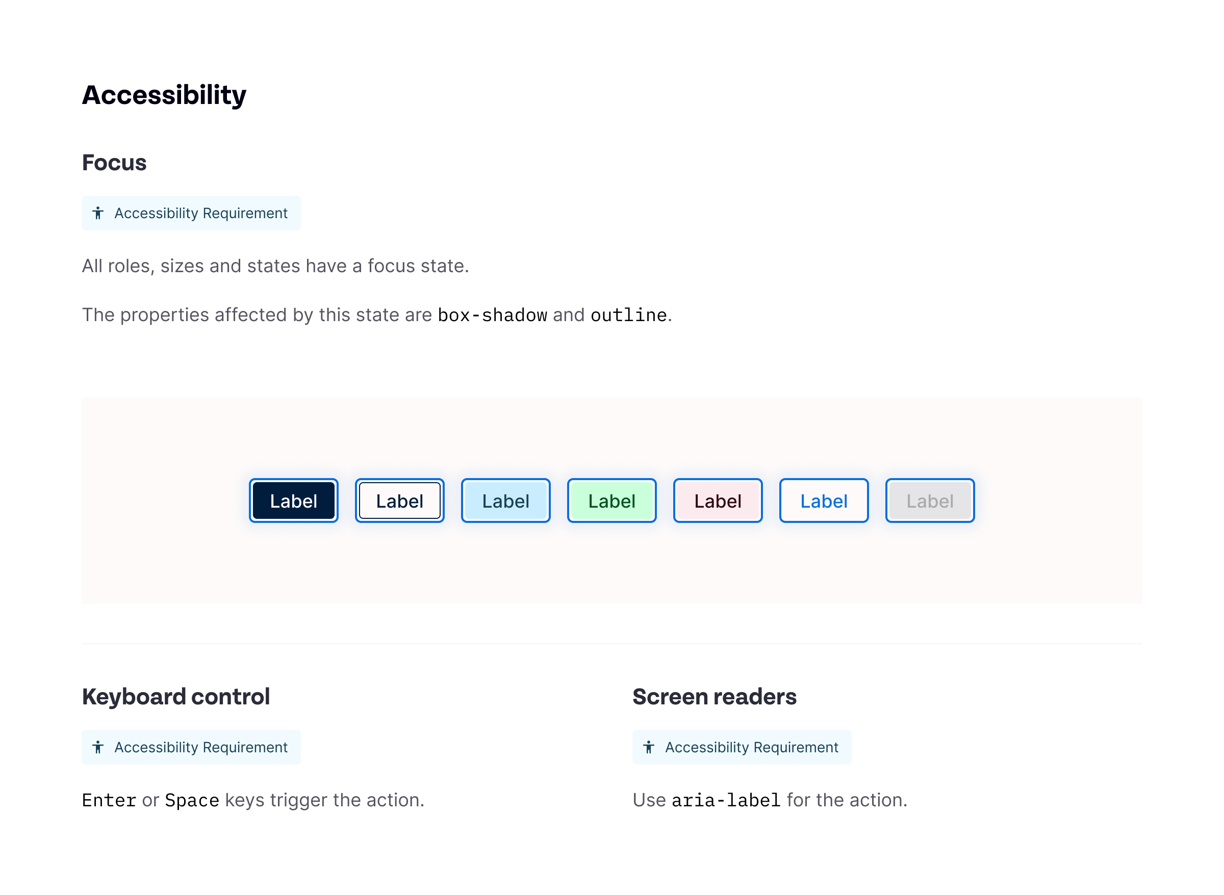 A component spec sheet generated by the plugin.