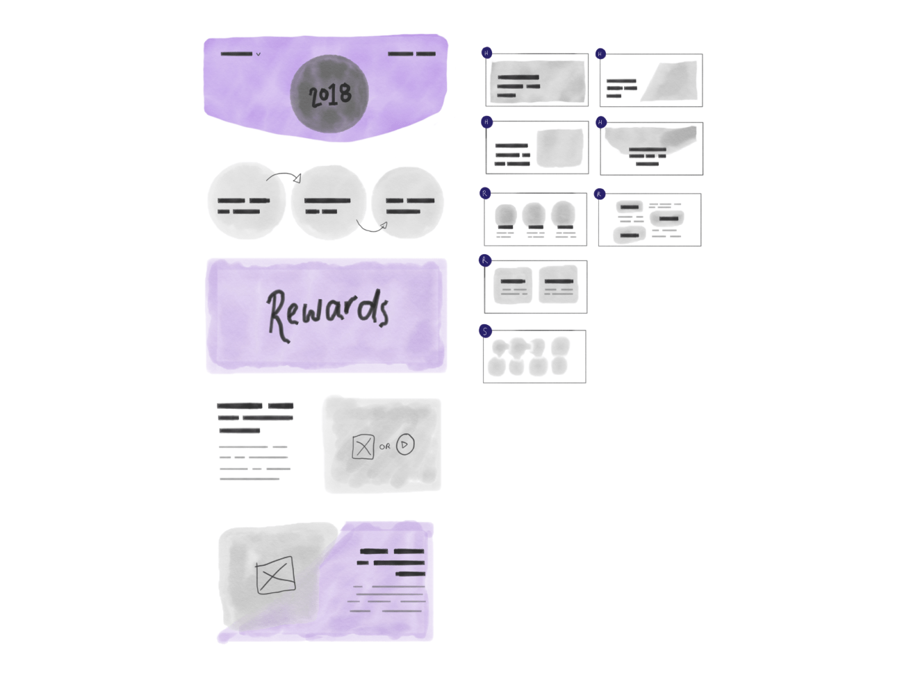 Drafts - Landing pages
